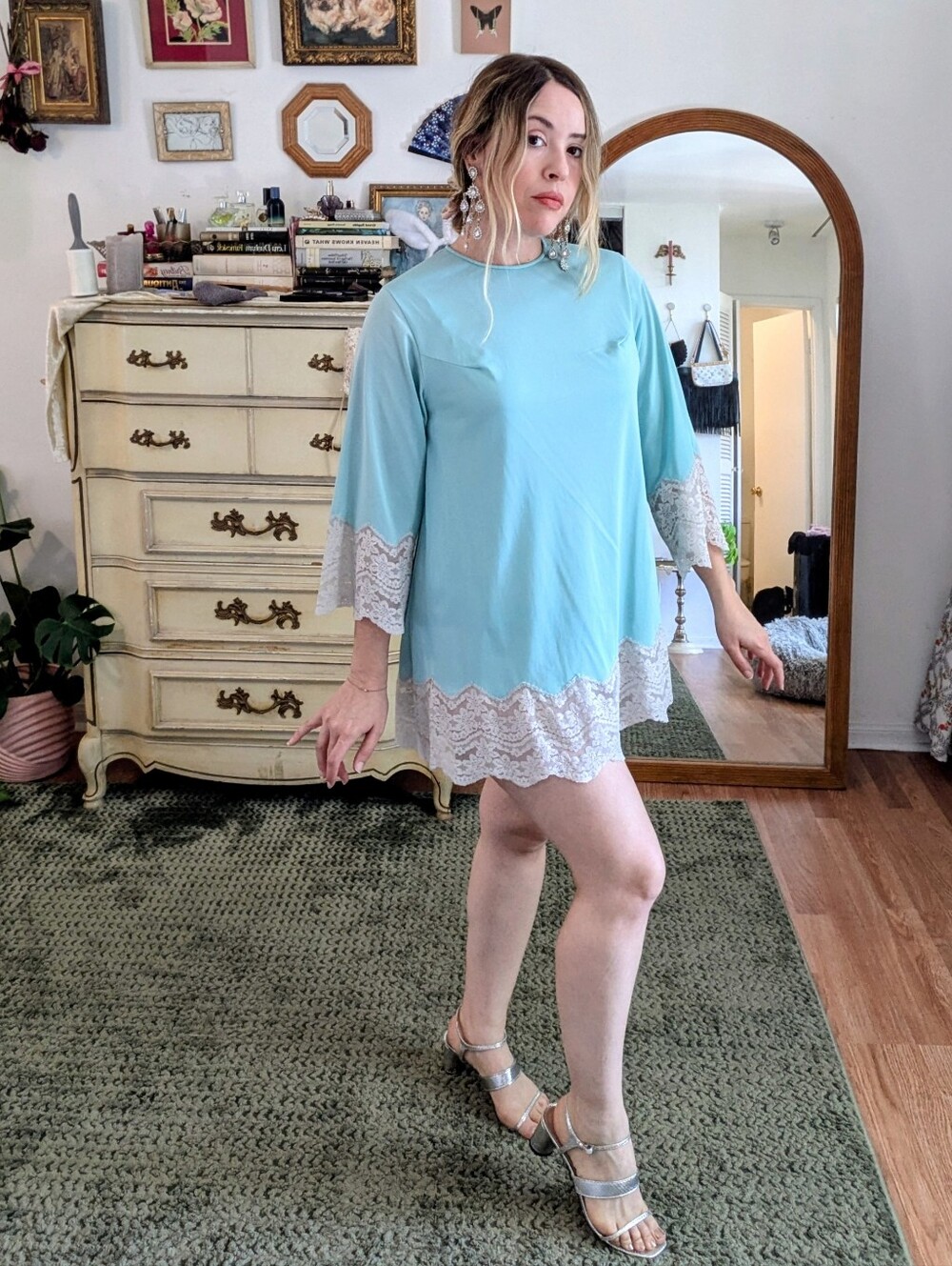 VTG 70s Blue Lounge set - Picture 8 of 10